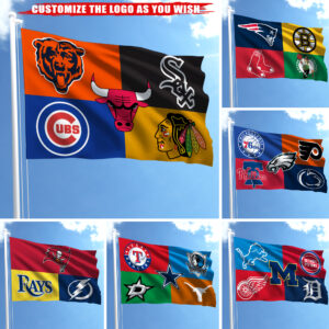 MM003 Custom with Your Favorite- Customize any logo you want on the Flag, Doormat, Blanket