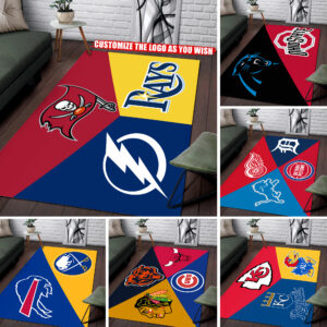 HG8 Custom Rectangle Rug- Customize any logo you want on the Rectangle Rug